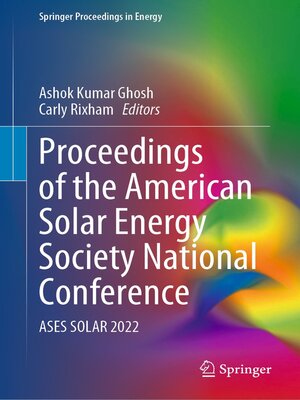 cover image of Proceedings of the American Solar Energy Society National Conference